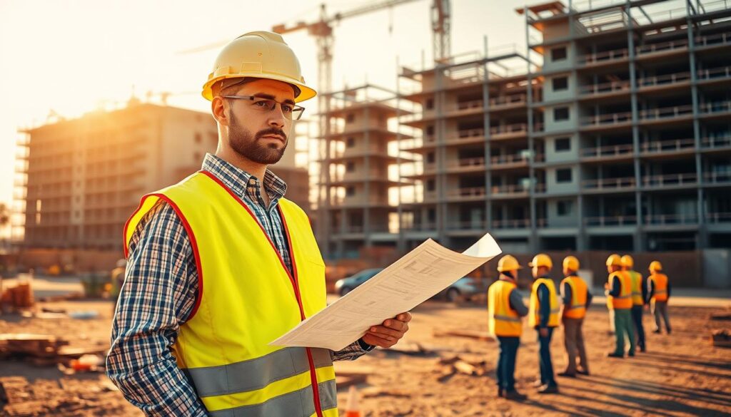 Projektleiter im Einsatz